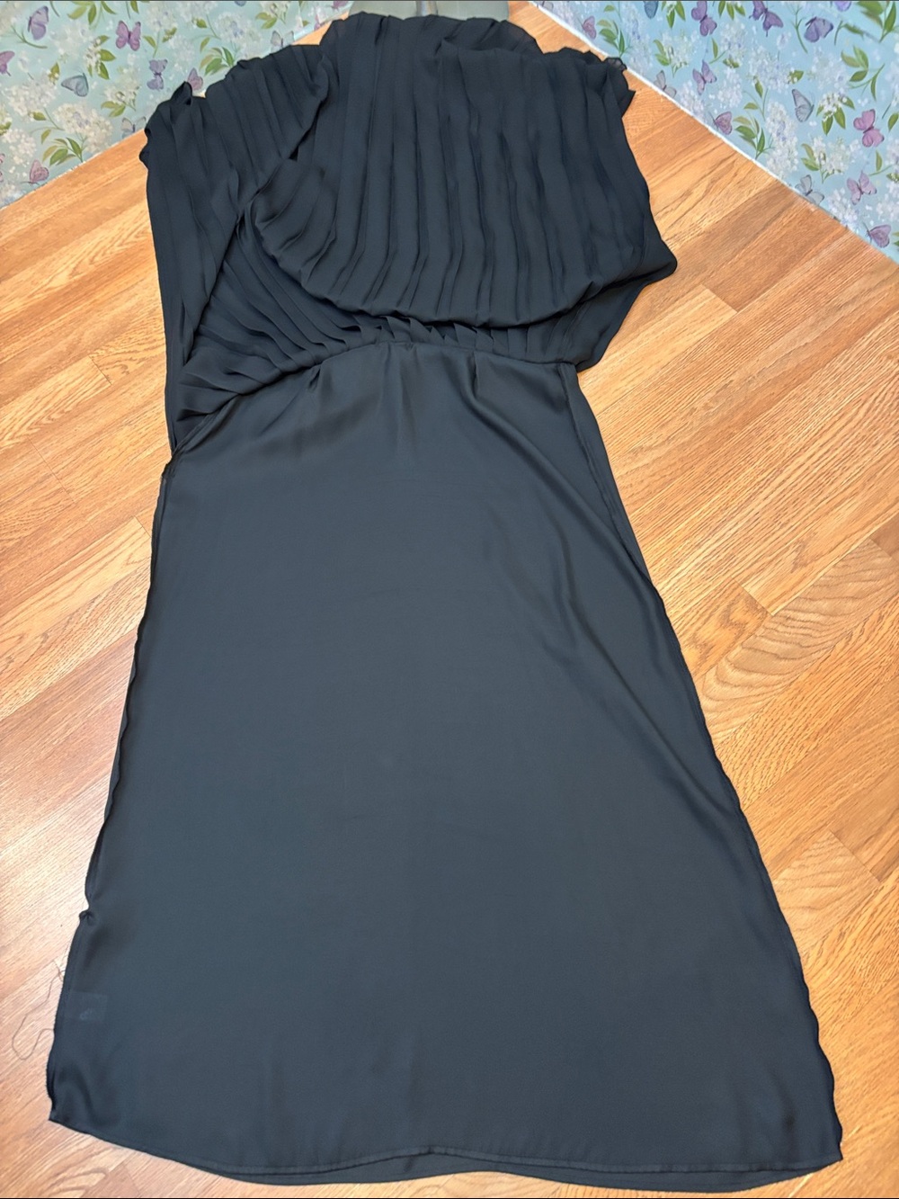 Coldwater Creek elegant black pleated midi skirt. Size M - Picture 12 of 17